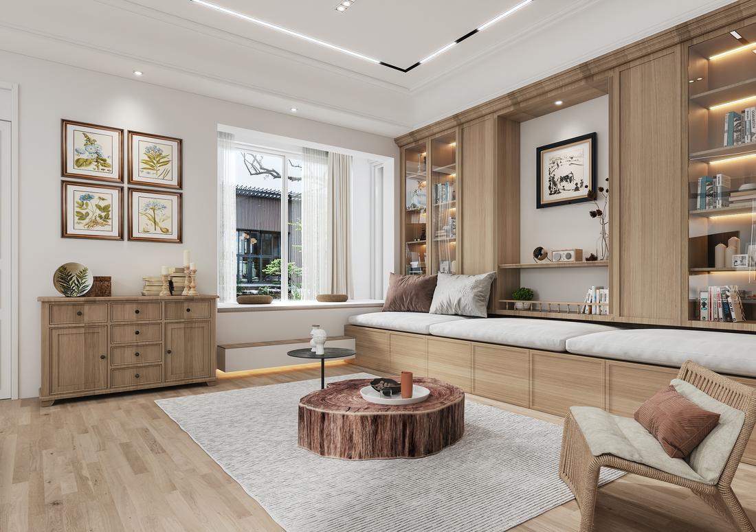 复式美式风家居设计-2