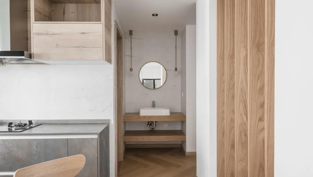 《赫设计》还原诗意生活 | 自然元素融入宽敞大两居-31