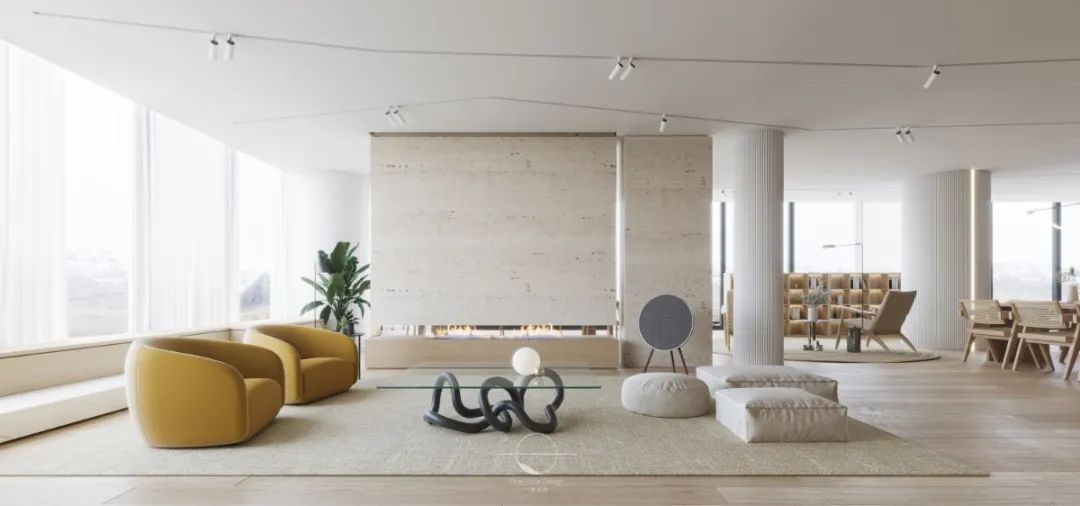 暖阳轻洒，静享阅读时光——深圳深业中城 285 平米现代宜居空间-11