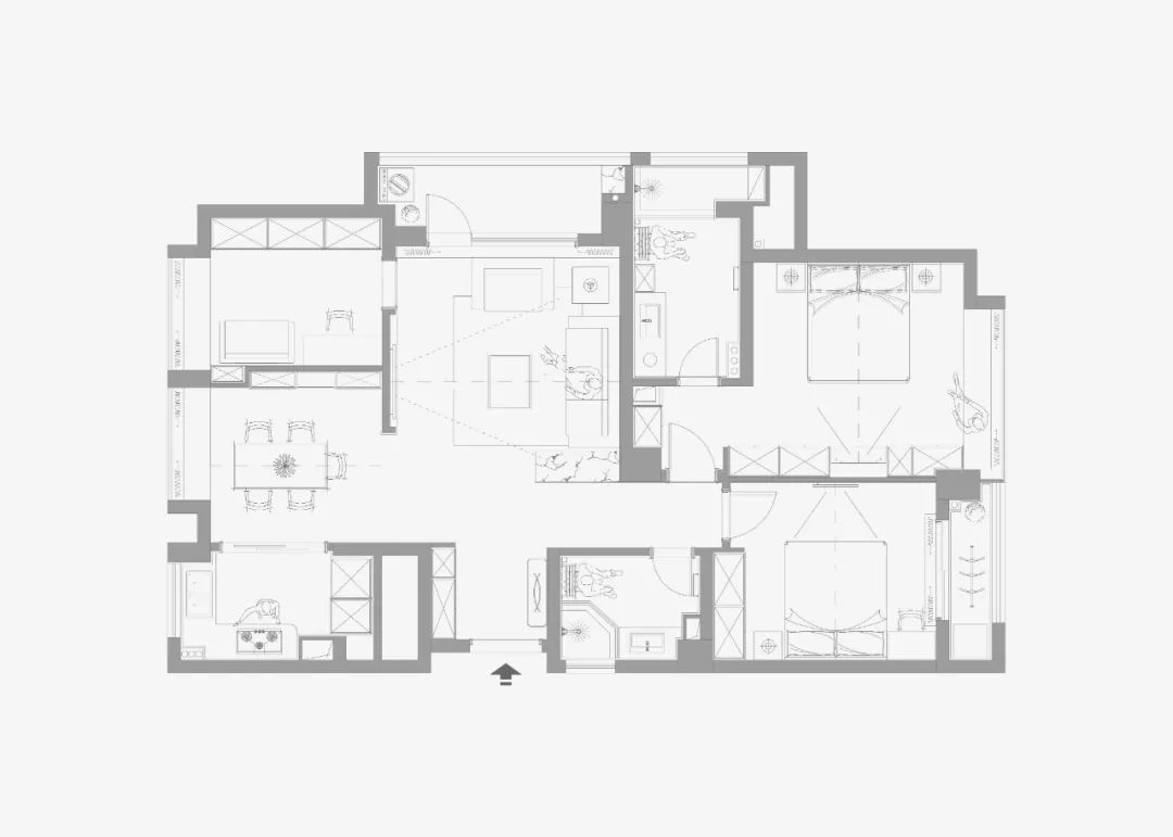 温岭玉兰花苑现代极简家居设计,打造静谧温馨空间-29