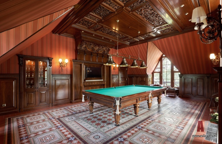 580平米经典独栋别墅室内设计丨设计师 Татьяна Цивилева-62