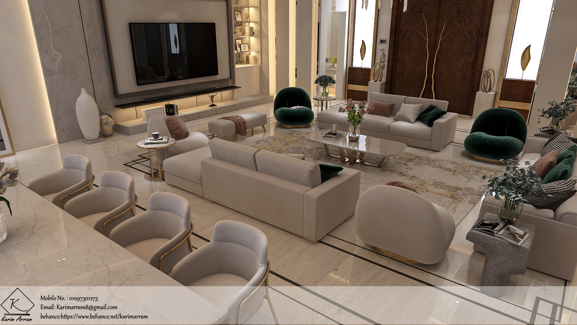 豪华议会厅和餐饮设计丨沙特阿拉伯丨ReDesign Studio-12