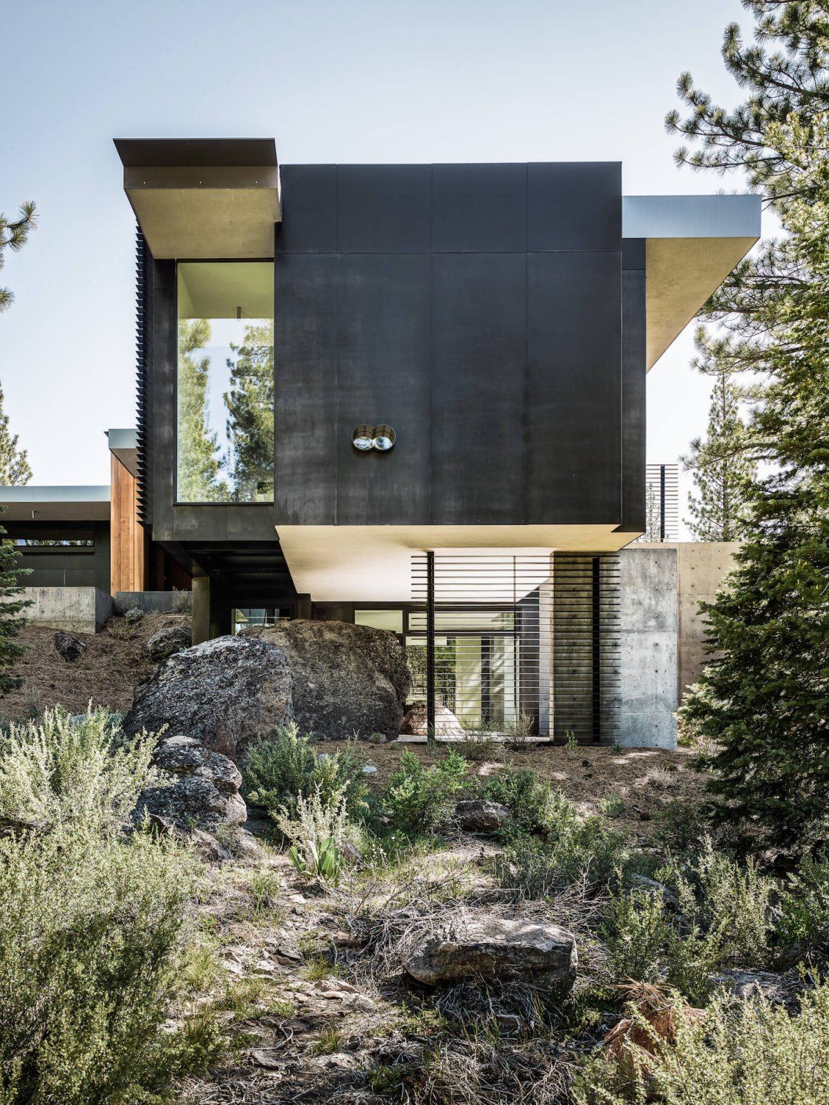 Creek House · 融入自然的混凝土与木材住宅丨Faulkner 建筑事务所-9