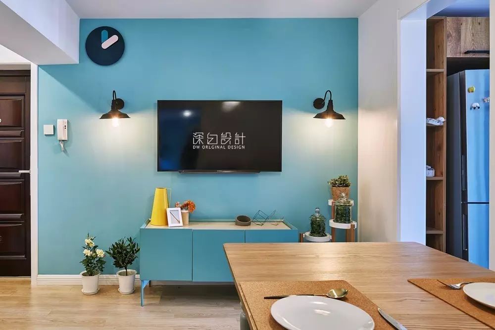 天津 80 平北欧混搭风公寓 | 深白设计的天空之城-23