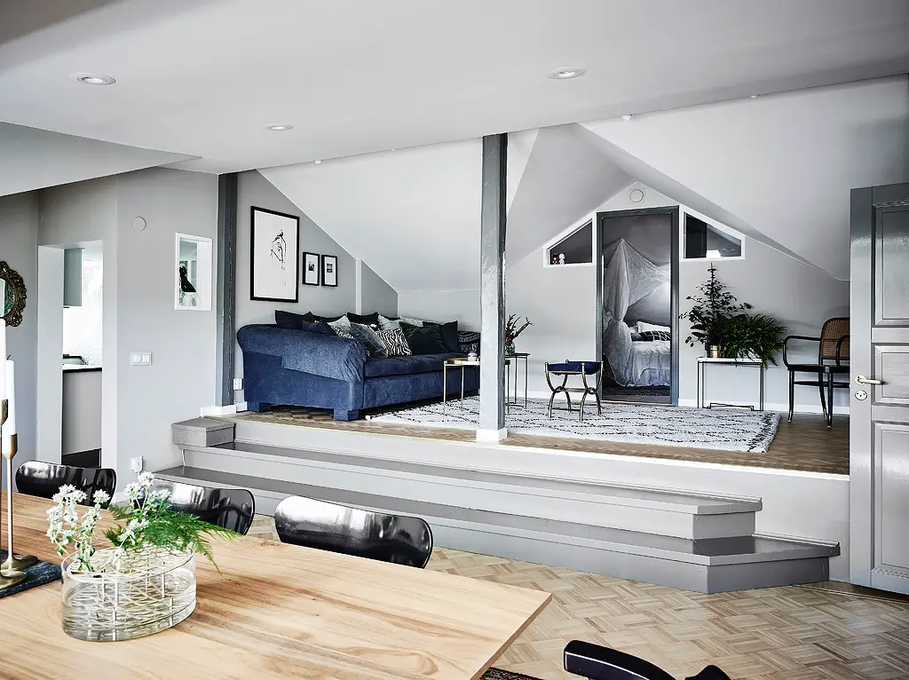 混搭风格的 80 平米小户型设计-1