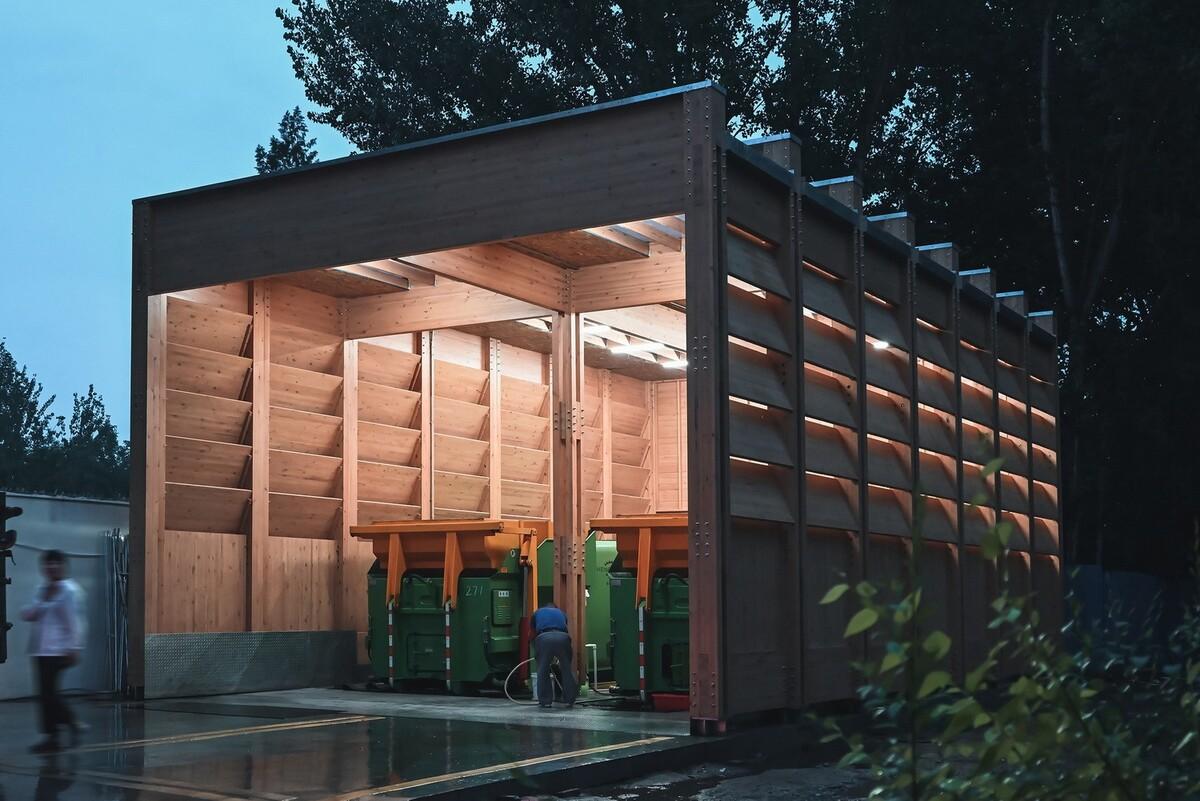 廊坊北凤道垃圾中转站设计丨中国河北丨园里建筑工作室-21