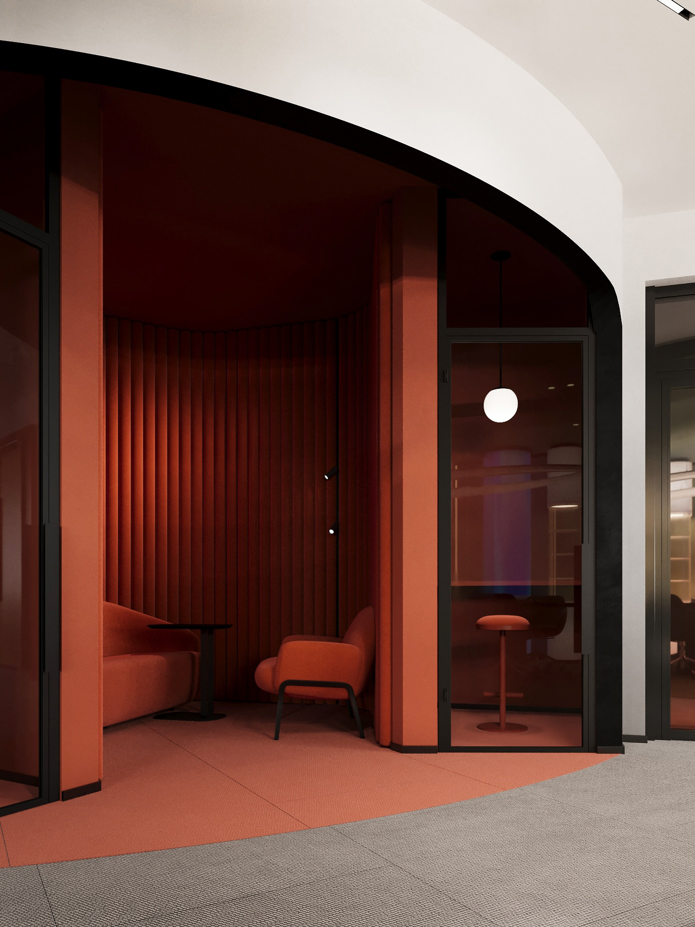 IT 公司多功能办公空间设计项目丨俄罗斯圣彼得堡丨Архитектурное бюро ZARYA-32