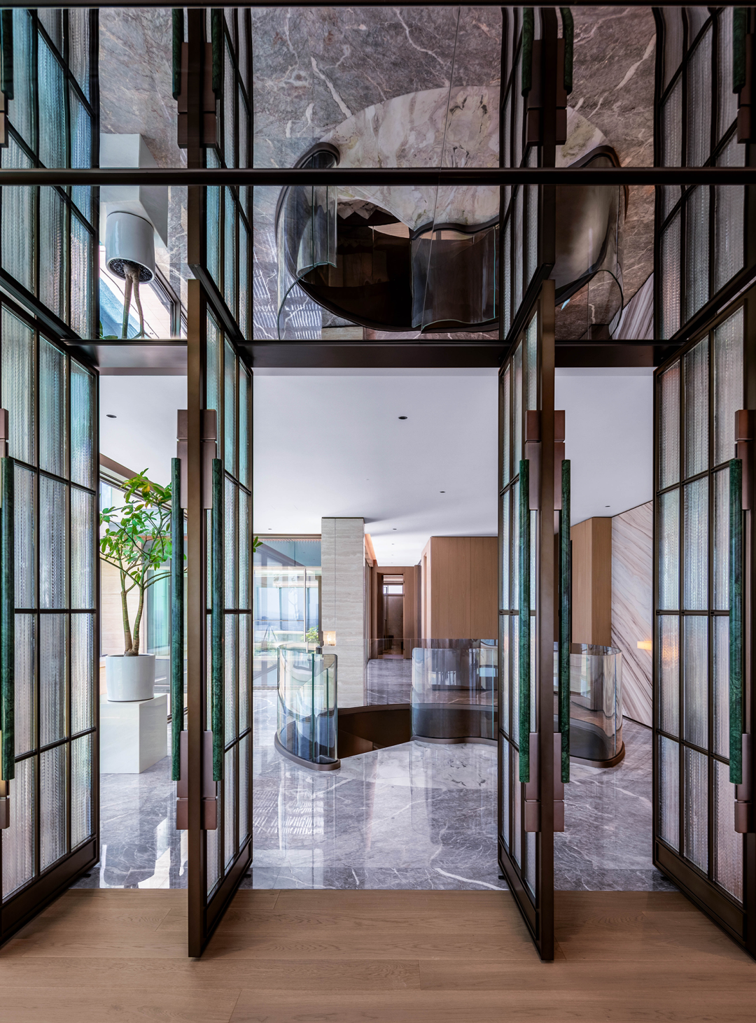 【原创】格致设计出品｜1500㎡意式轻奢空中别墅-97