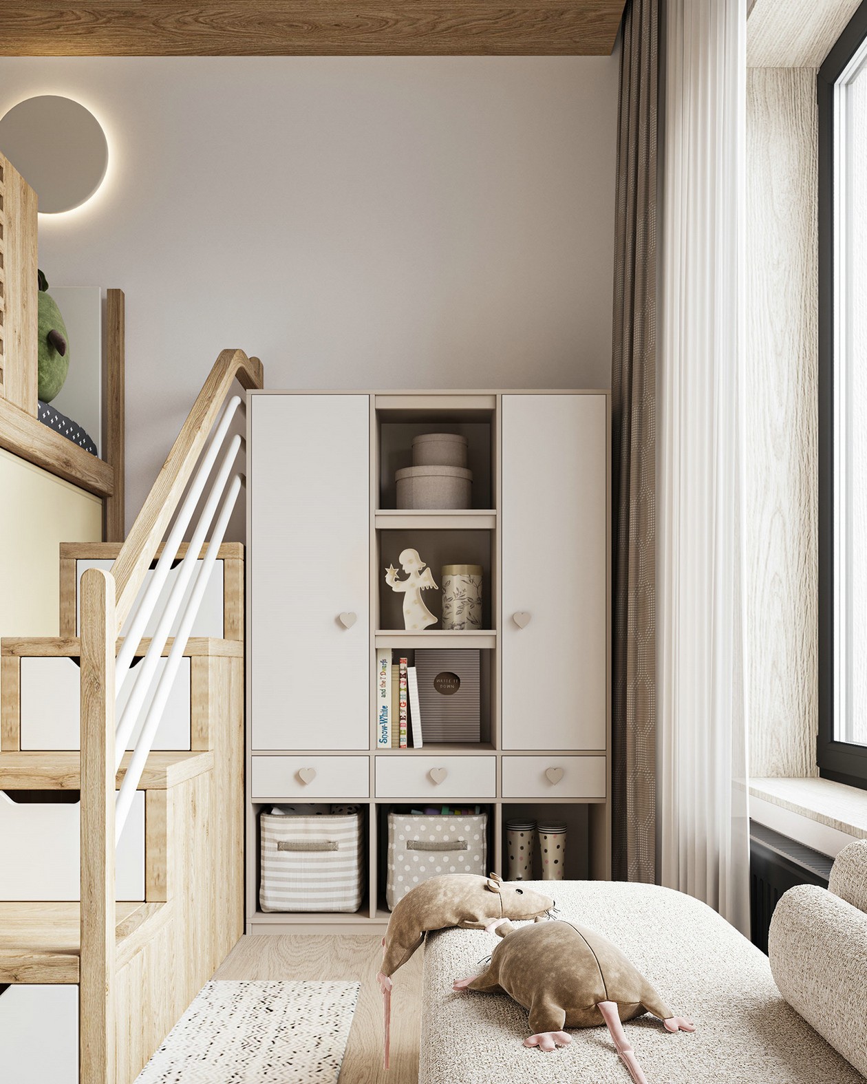 200㎡简约风公寓 优雅治愈的现代美学-17