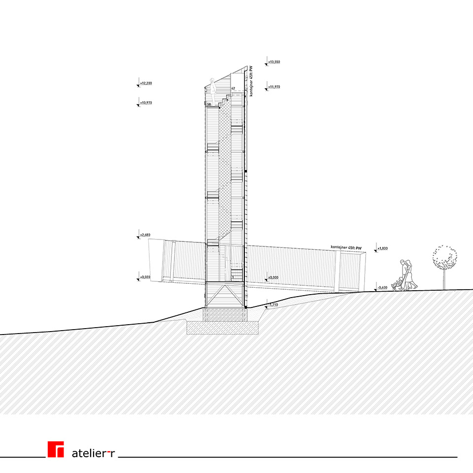利托米什尔之上瞭望塔丨捷克丨atelier  r-59