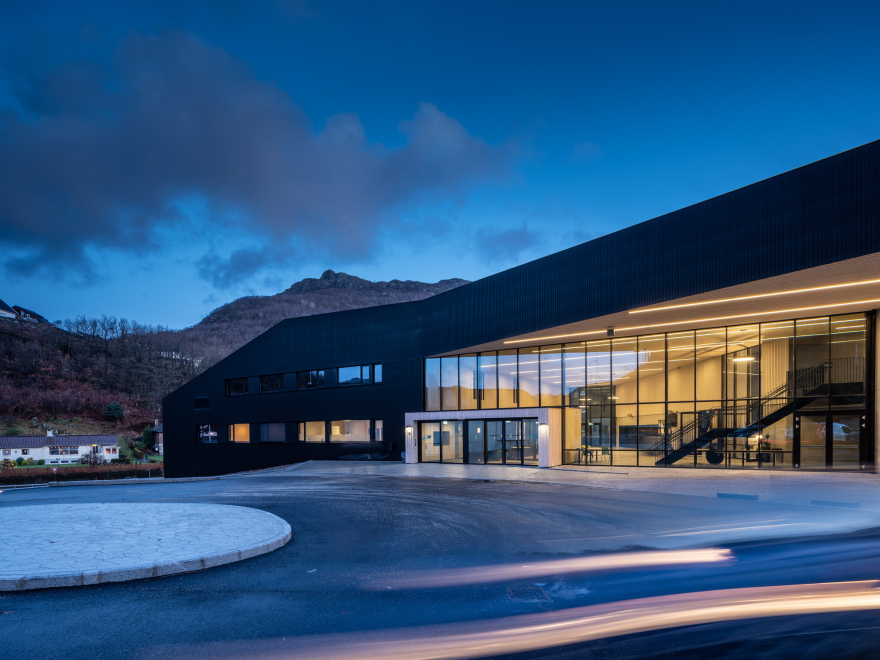 Bjerkreimshallen 多功能厅丨挪威丨Arkitektkontoret Vest AS-8