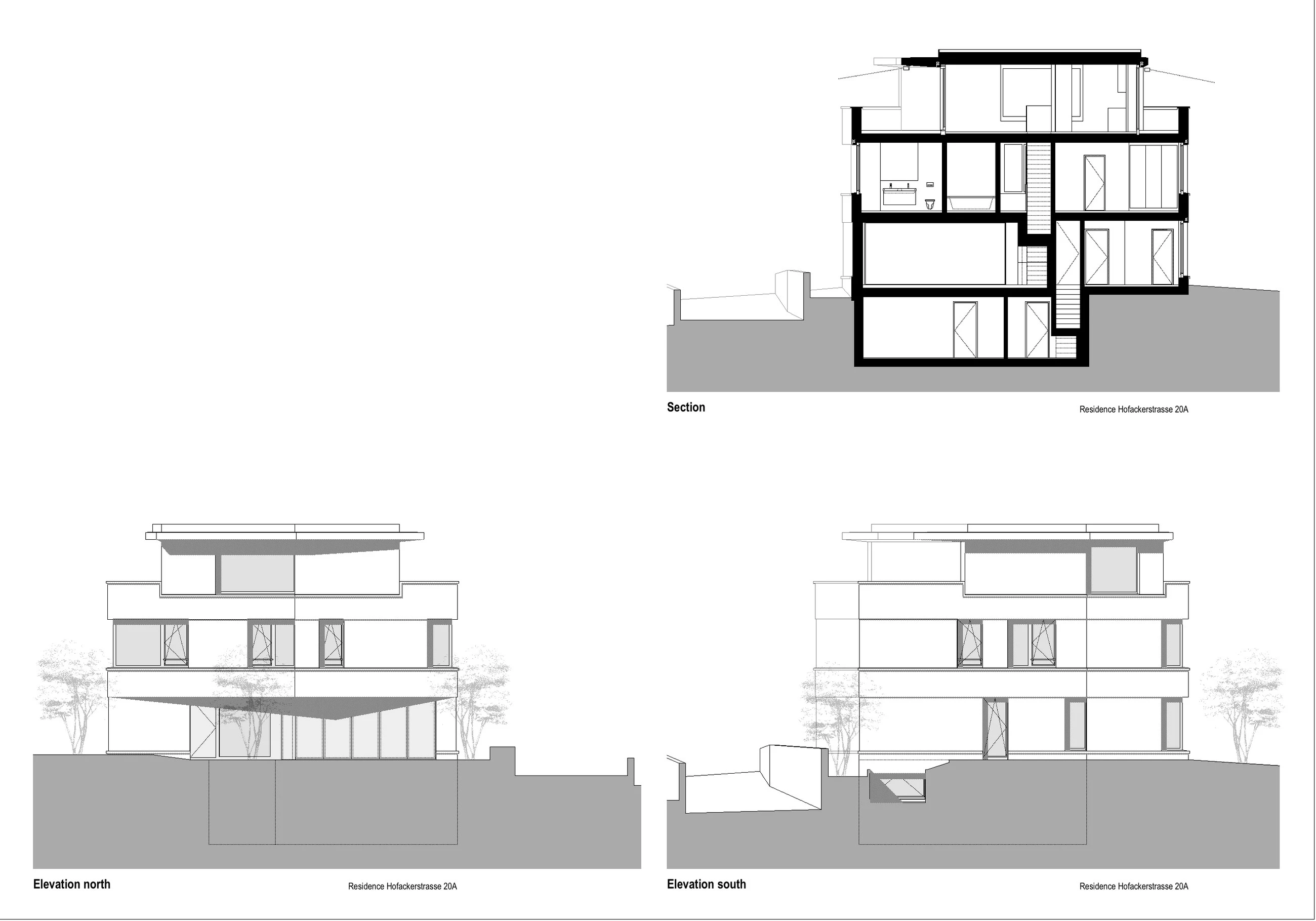瑞士 Adliswil 两户独立住宅设计-34