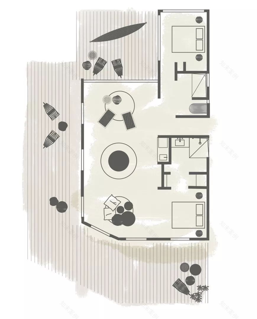 墨西哥淳朴树屋民宿设计-14
