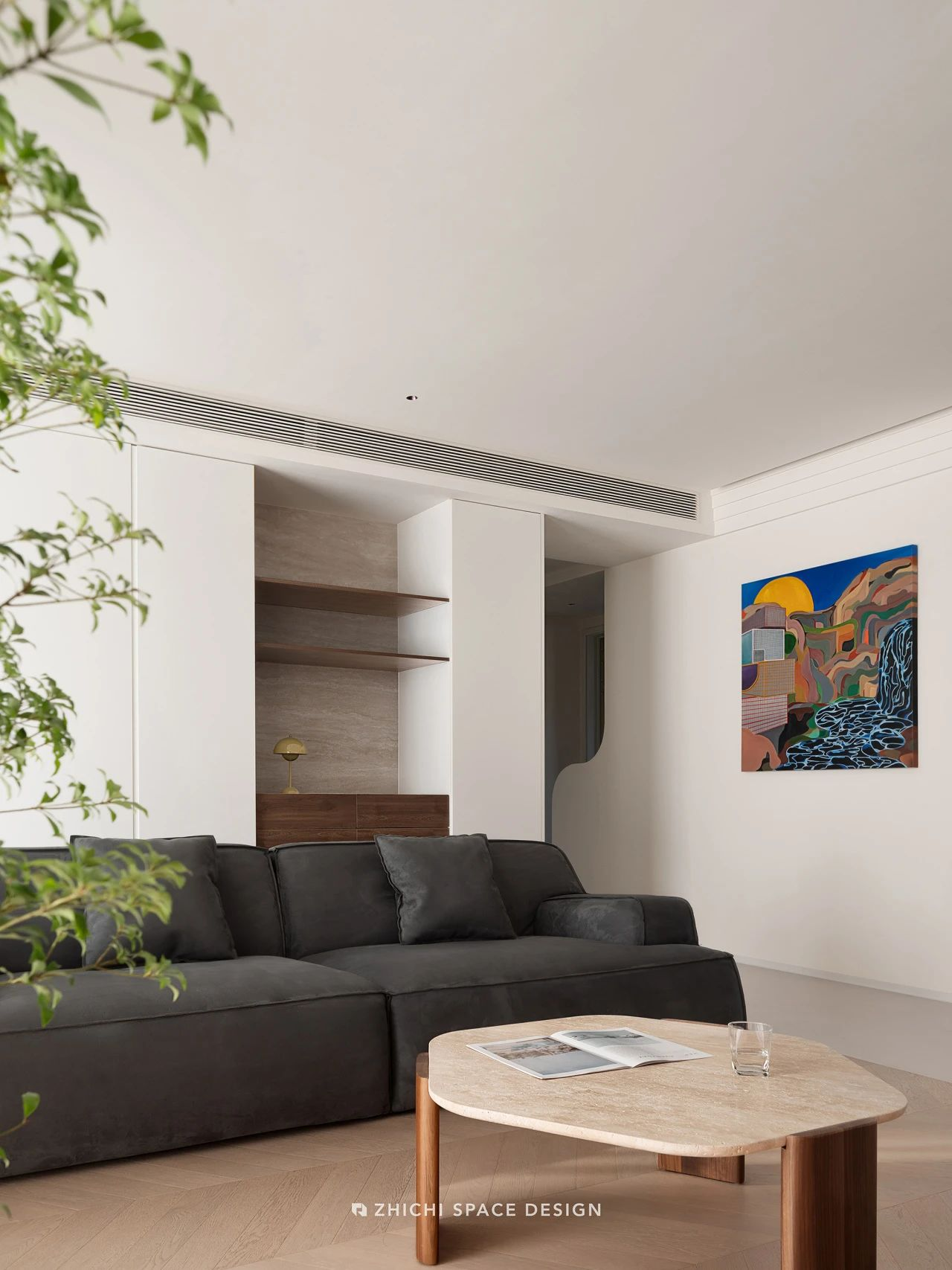 湖北中交越秀知园 128㎡温柔质感丨中国湖北丨武汉咫尺空间设计-12