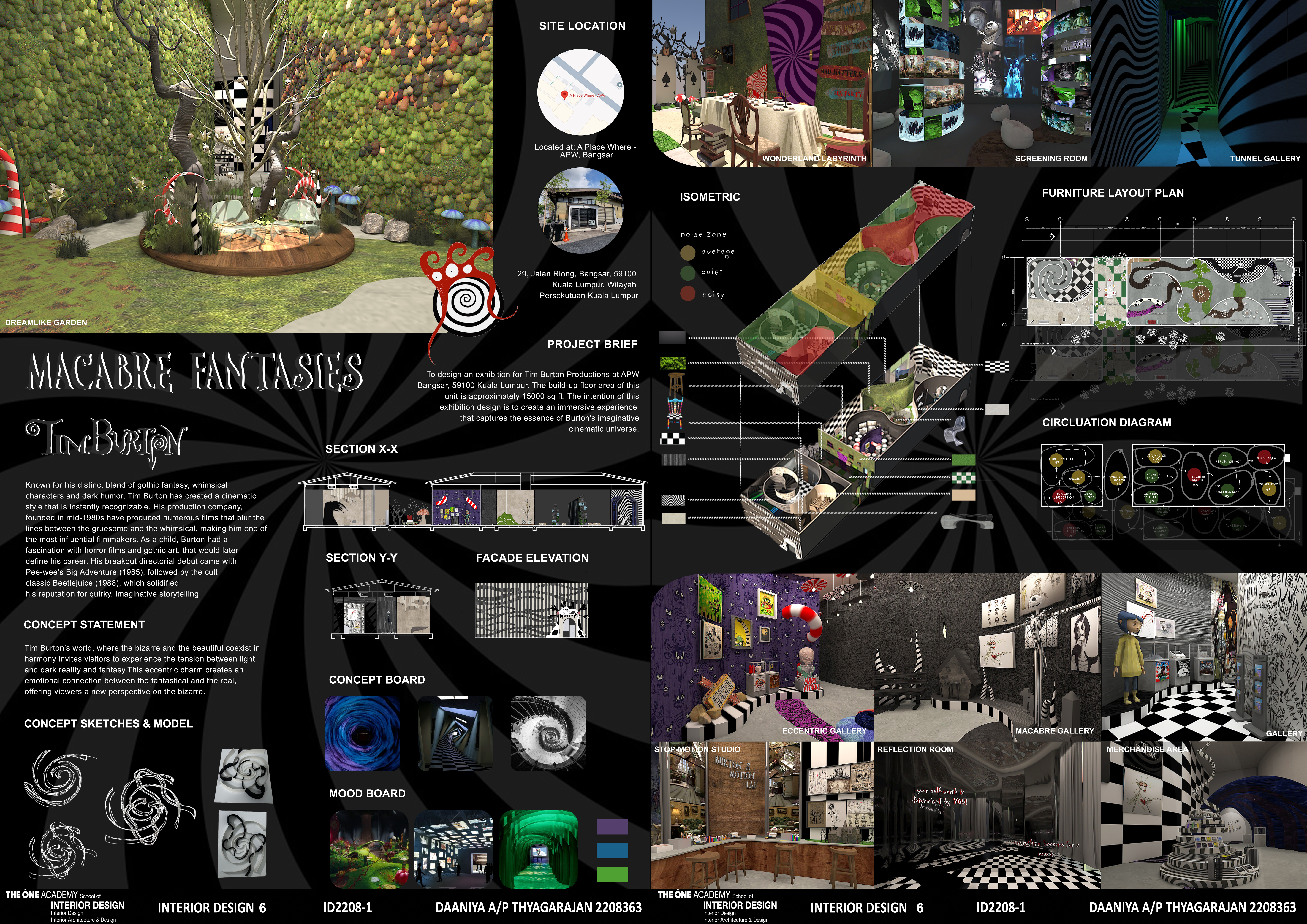 MACABRE FANTASIES（暂译为“恐怖幻想”）展览设计-1