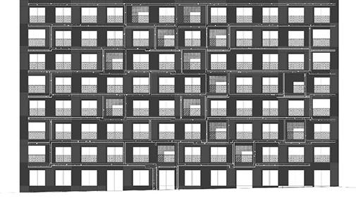 巴黎 40 号集体住宅商业办公设计-25