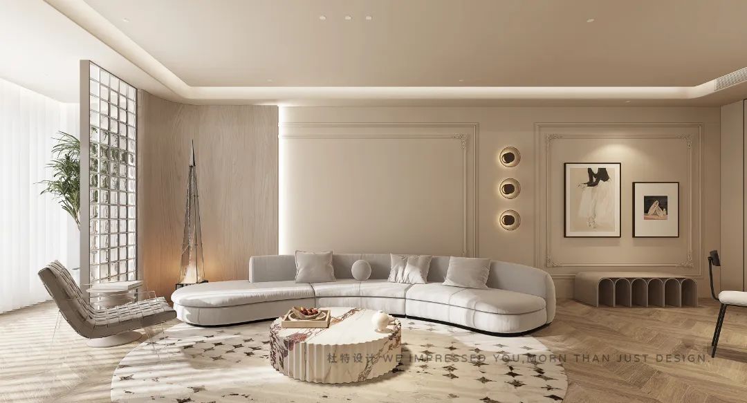 印月小区 88㎡轻法式公寓设计丨TODD 杜特设计-14