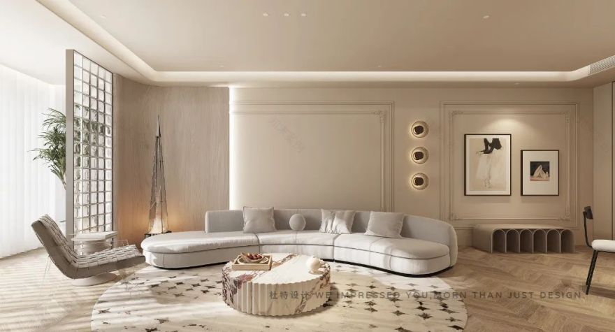 印月小区 88㎡轻法式公寓设计丨TODD 杜特设计-14