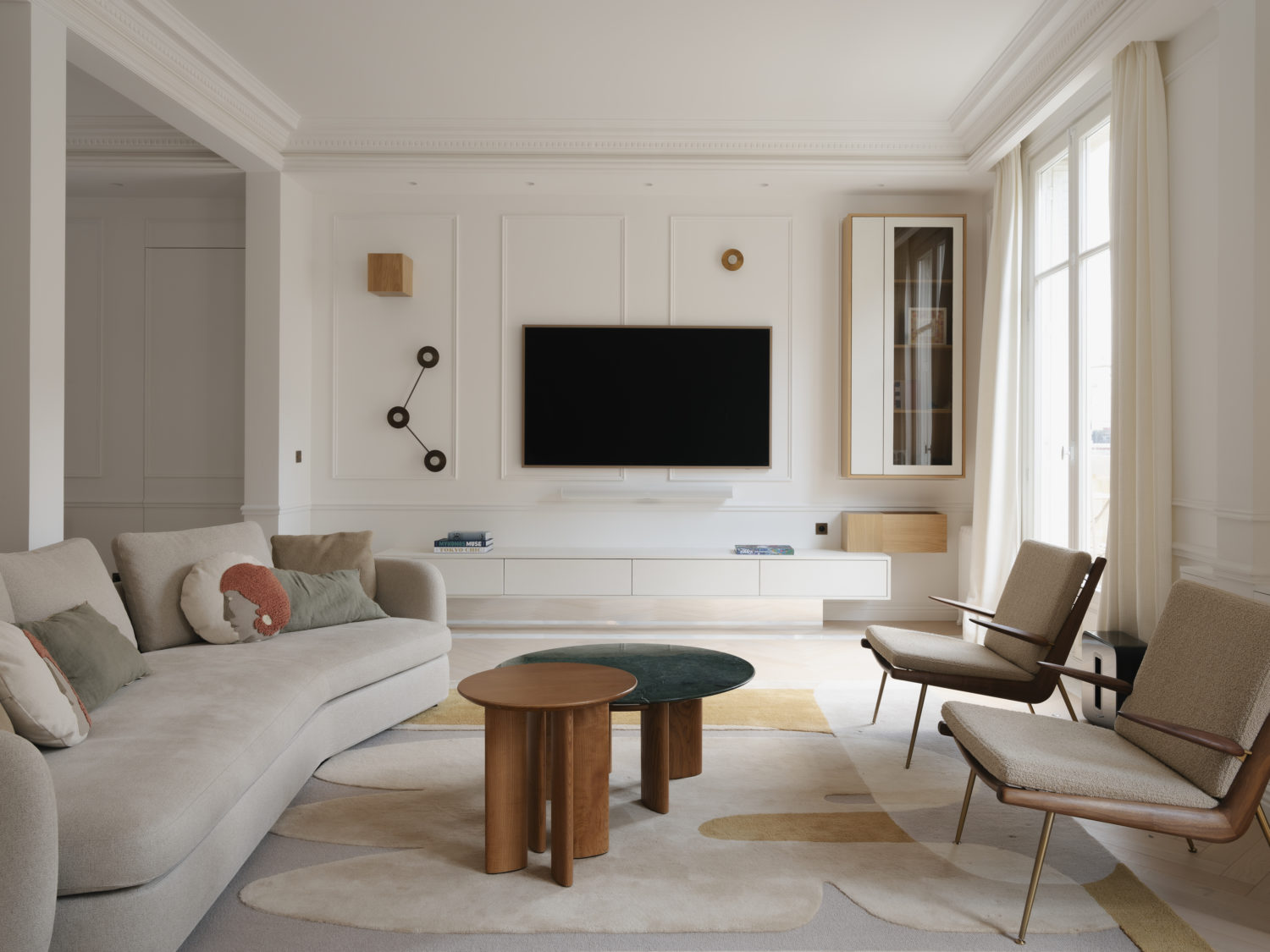 Luxe, calme et volupté 300m², Victor Hugo…Comment créer un havre de paix en plein Paris – Bän Architecture-23