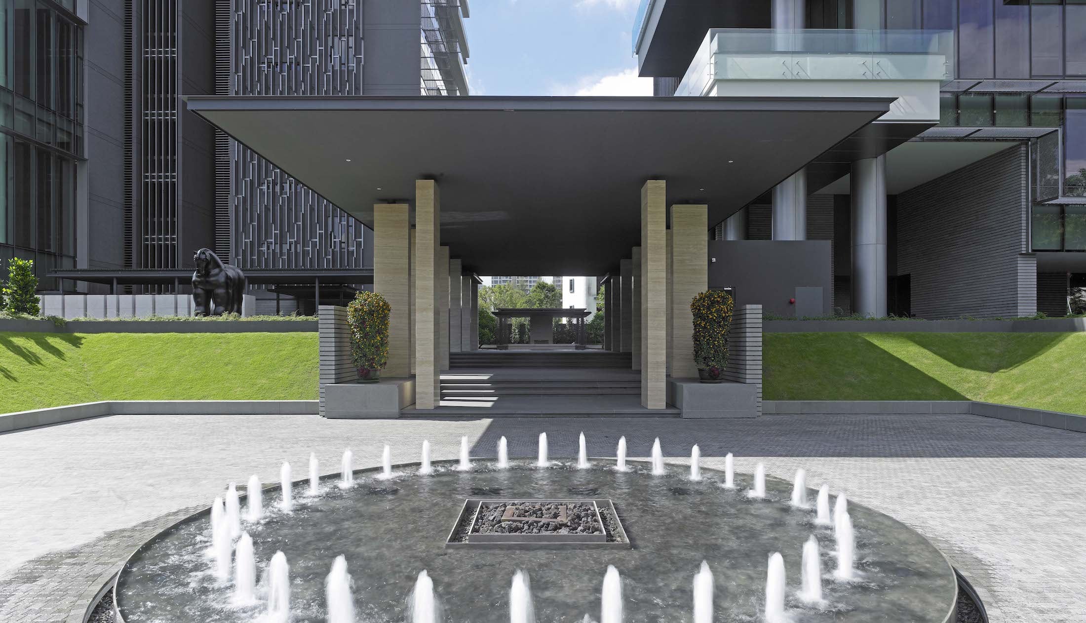 新加坡 Marq 豪宅景观 | 垂直绿化与建筑和谐共生-2