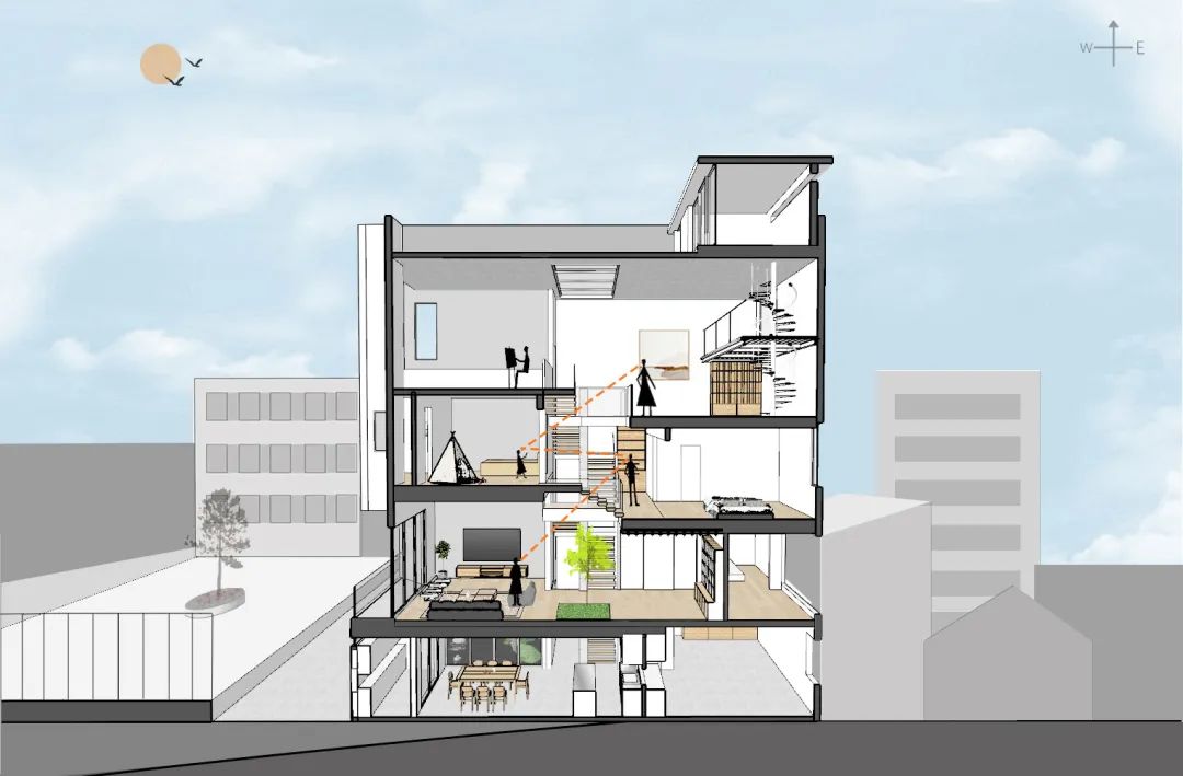 HOUSE d,顺德白色自建房丨URBAN FUTURE DESIGN-45