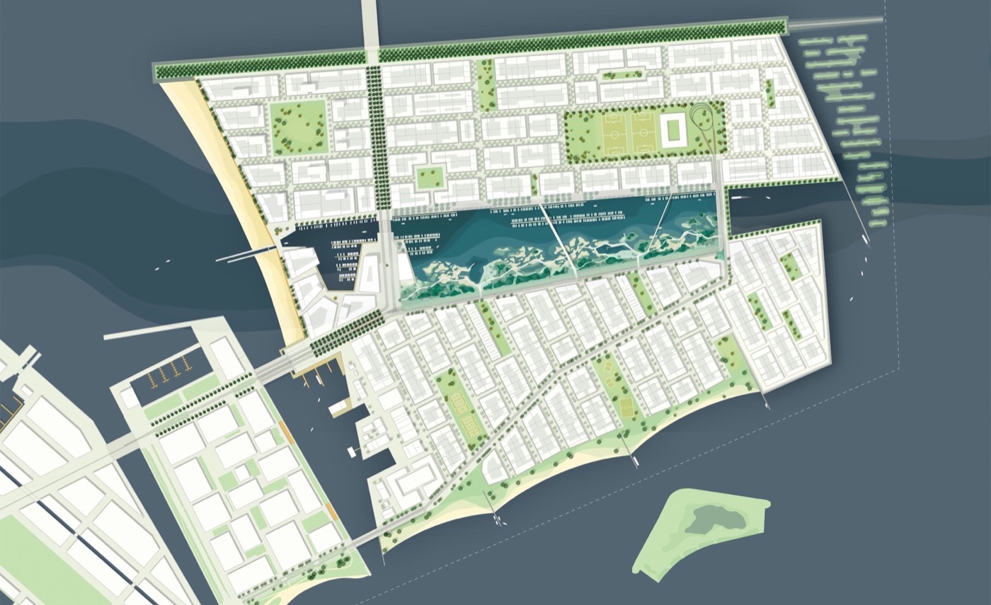 Strandeiland Het Oog · 未来城市绿蓝生活空间丨荷兰阿姆斯特丹丨DELVA-8