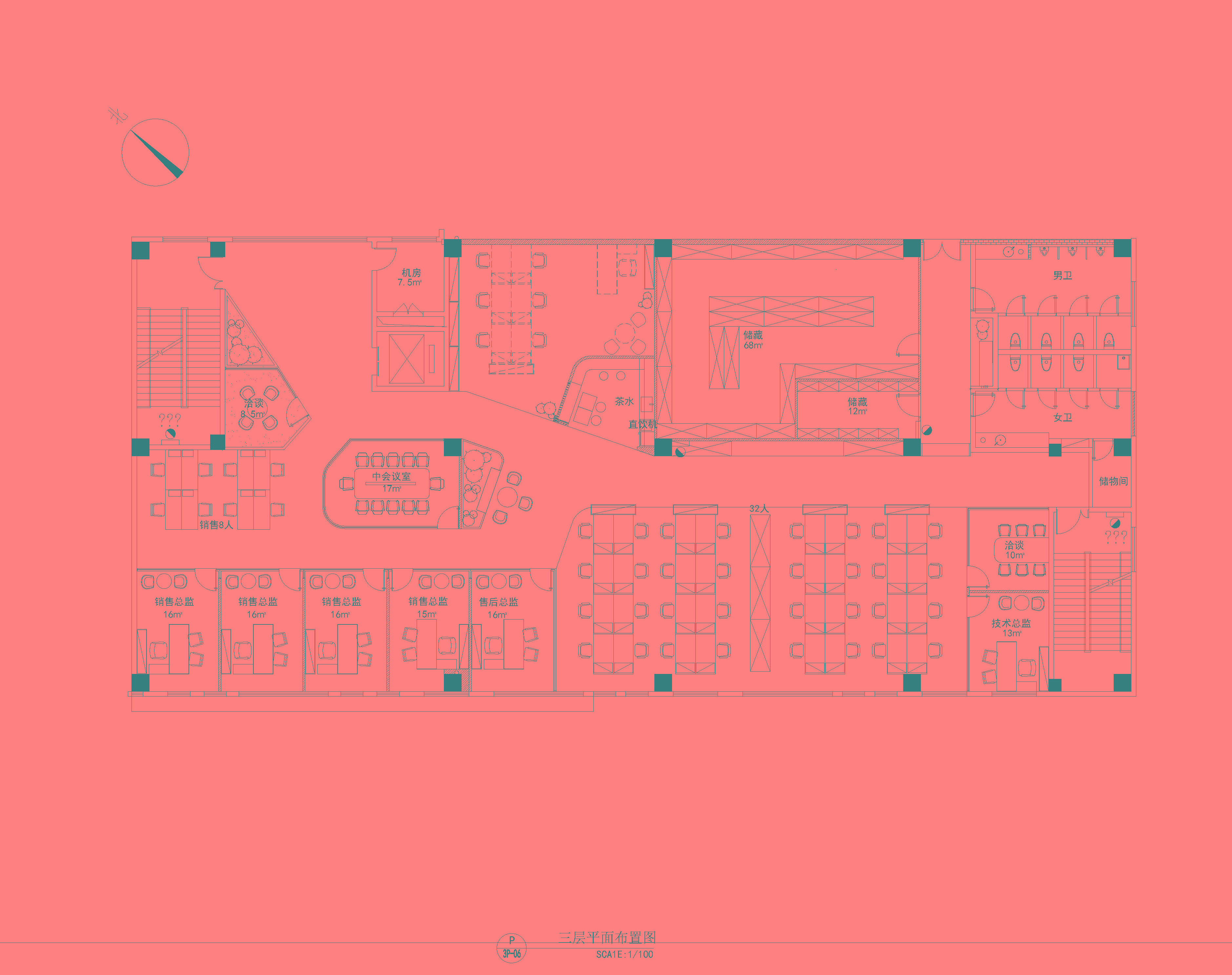 Qsingke 独栋办公空间设计丨中国苏州丨优鸿设计-72