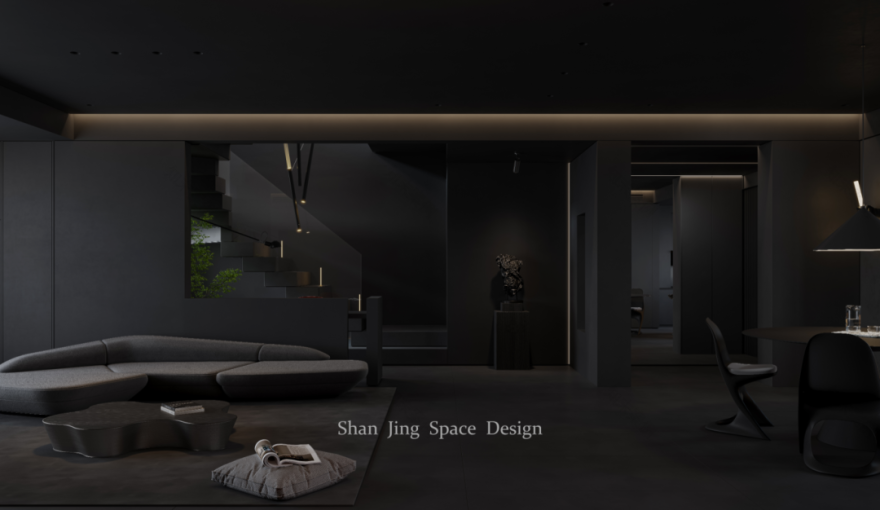 山境空间新案 |暗黑之境 |享受纯粹的墨色空间-48