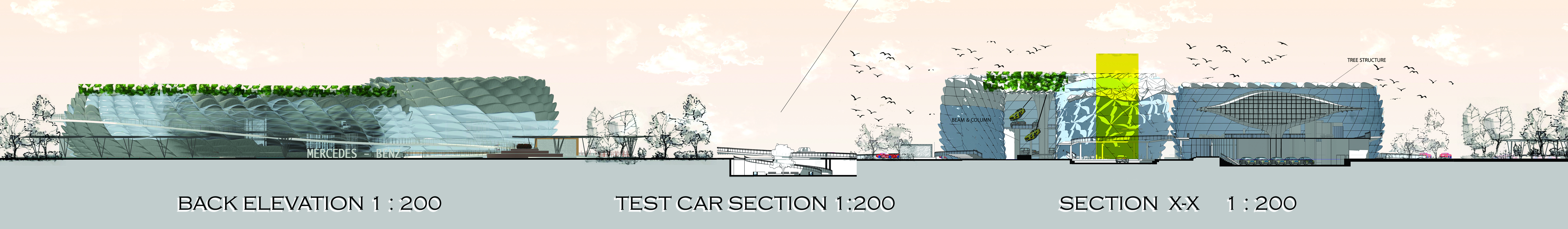 梅赛德斯汽车展厅丨埃及开罗丨Salma mohamed ibrahem-23