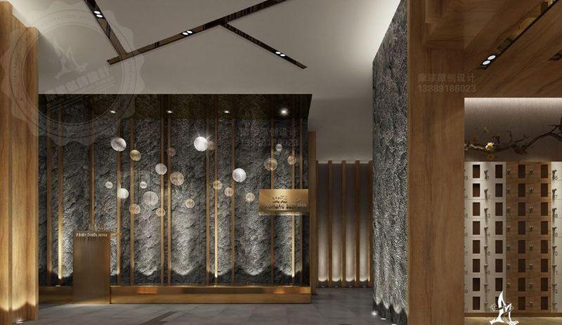 融合自然与文化的温泉洗浴空间设计-5