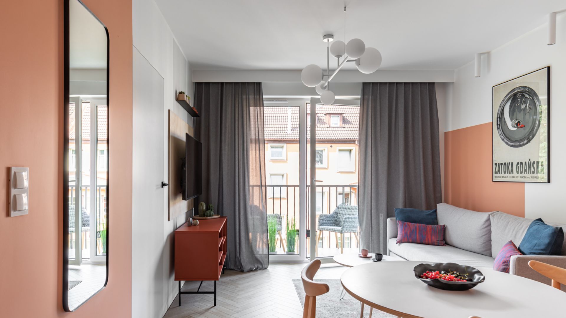 30平格但斯克单身公寓室内设计丨波兰格但斯克丨Vzorovo设计工作室-1