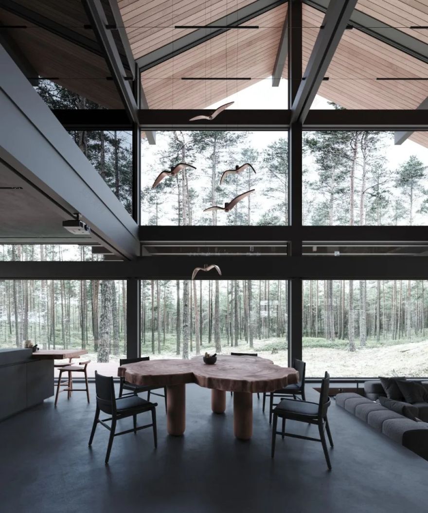 莫斯科州森林超级大别墅丨俄罗斯莫斯科丨乌克兰设计师Stephen Tsimbalyuk-28