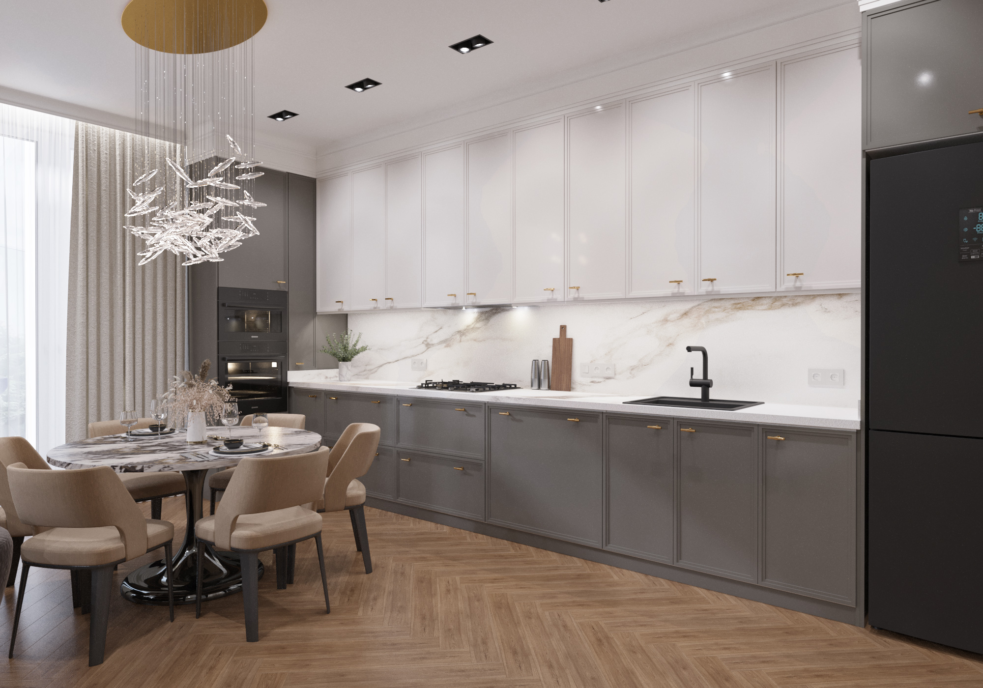 Apartment design 95m2 .NRG Mirzo Ulugbek. Tashkent-9