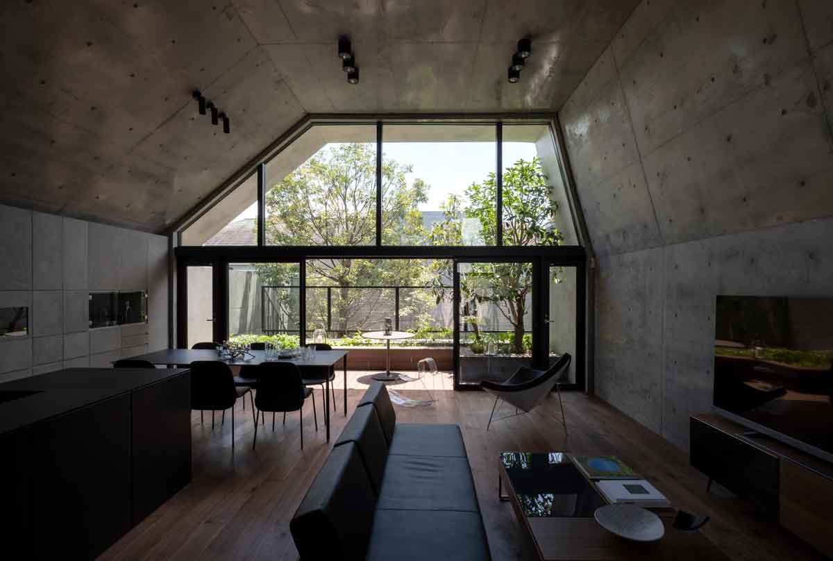 Concrete Shell House 混凝土壳住宅丨IKAWAYA Architects-30