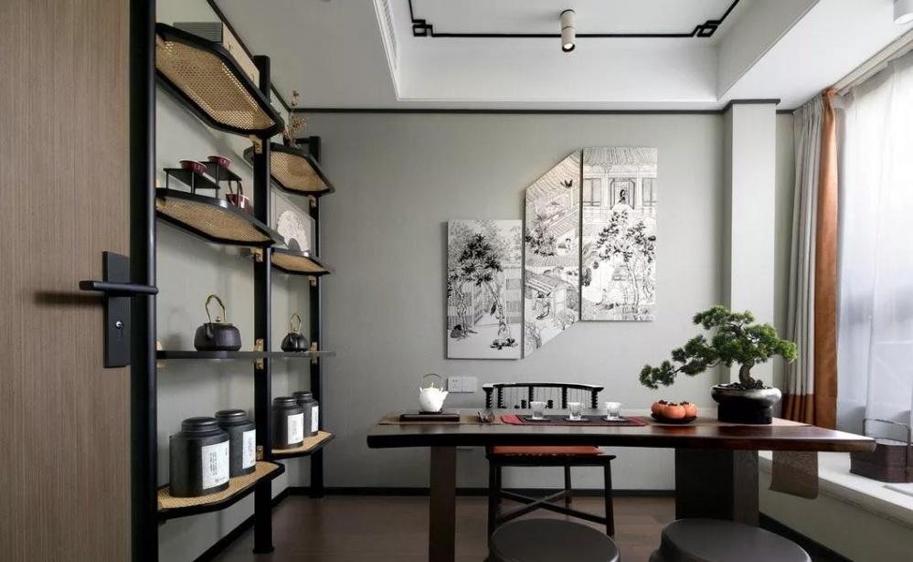 新中式风格装修，打造优雅舒适的生活空间-6