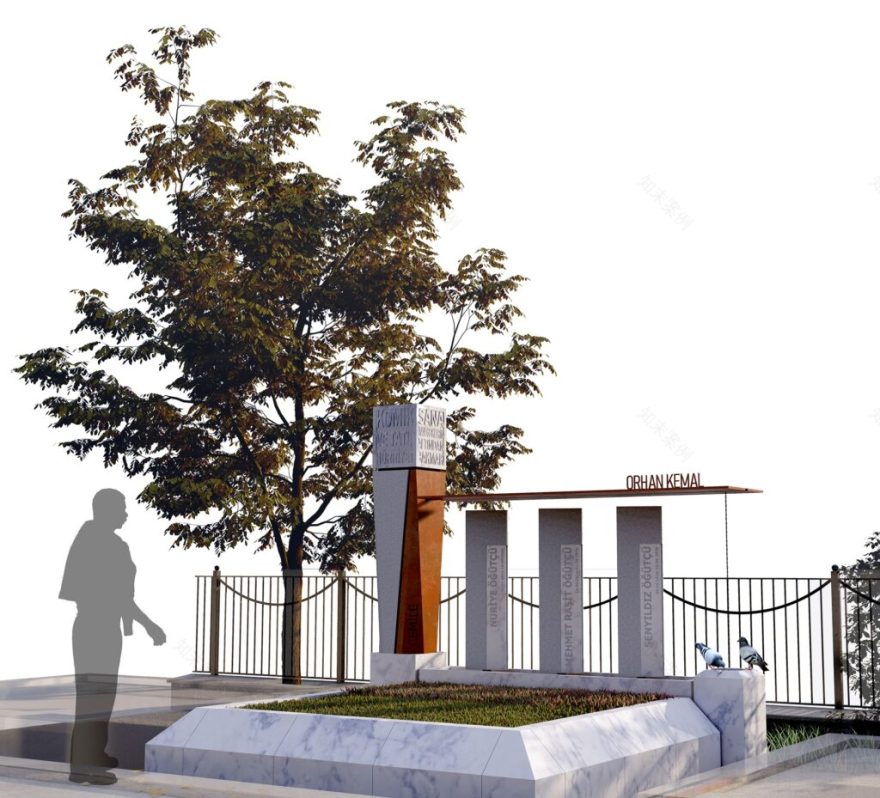 Orhan Kemal墓地设计(伊斯坦布尔墓地设计竞赛参赛项目)丨土耳其伊斯坦布尔丨Özgür Kayabay-6