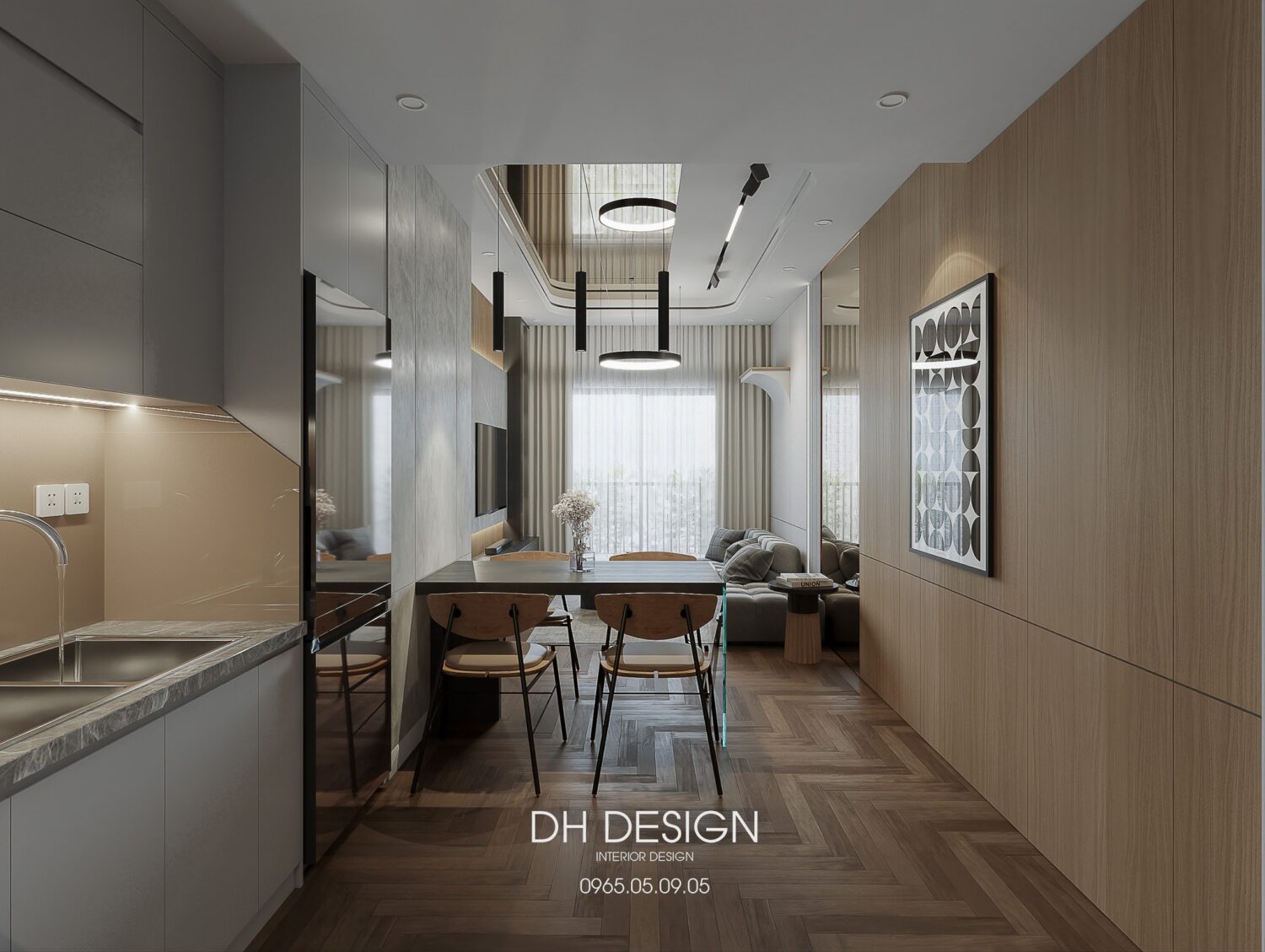 14039. Free Sketchup Apartment Interior Model Download-6