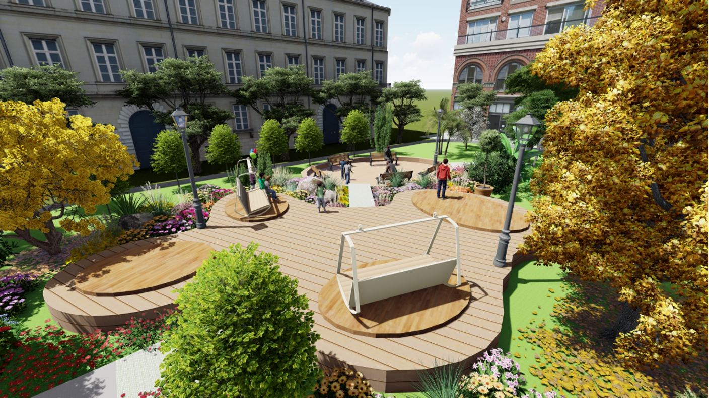 万象新天居住区景观设计-15