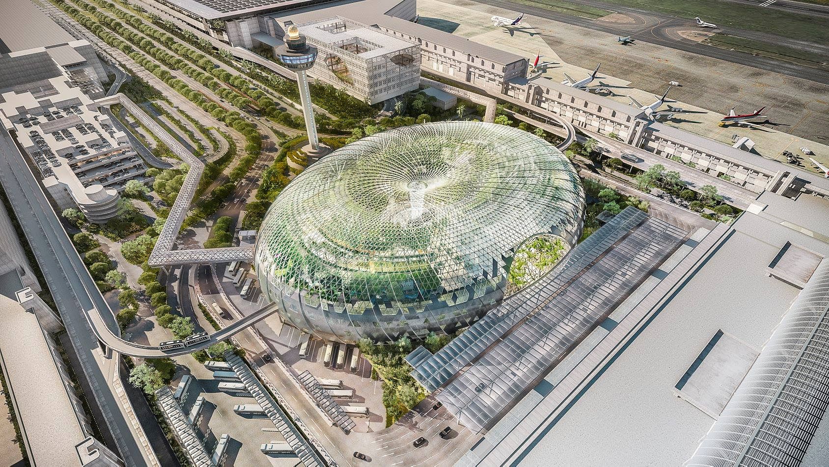 Jewel Changi Airport（新加坡樟宜机场宝石项目）丨Moshe Safdie-8