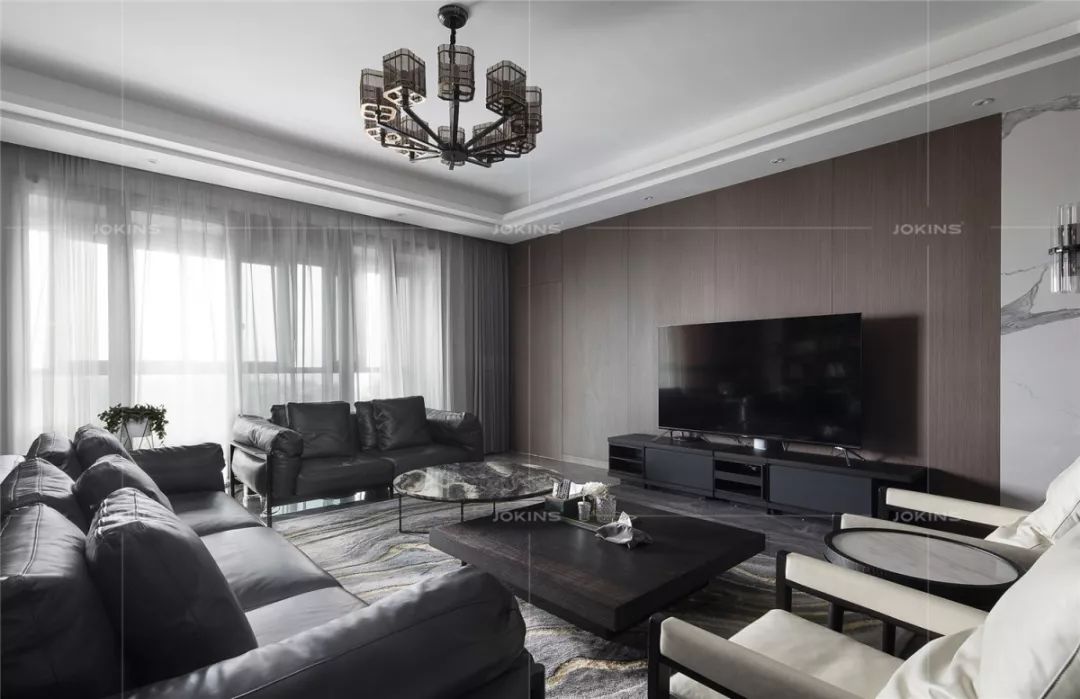 现代风格家居设计 | 翡翠滨江碧桂园·府前 1 号大平层案例-21