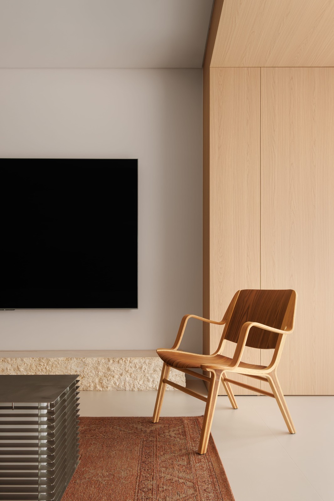 HURR赫设计丨复式的破界与重构:木质骨骼与简白画幕-30