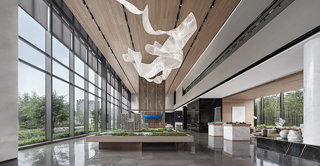众睦设计丨温州首开中庚·香開萬里售楼处：当代语境，抒叙自然-19