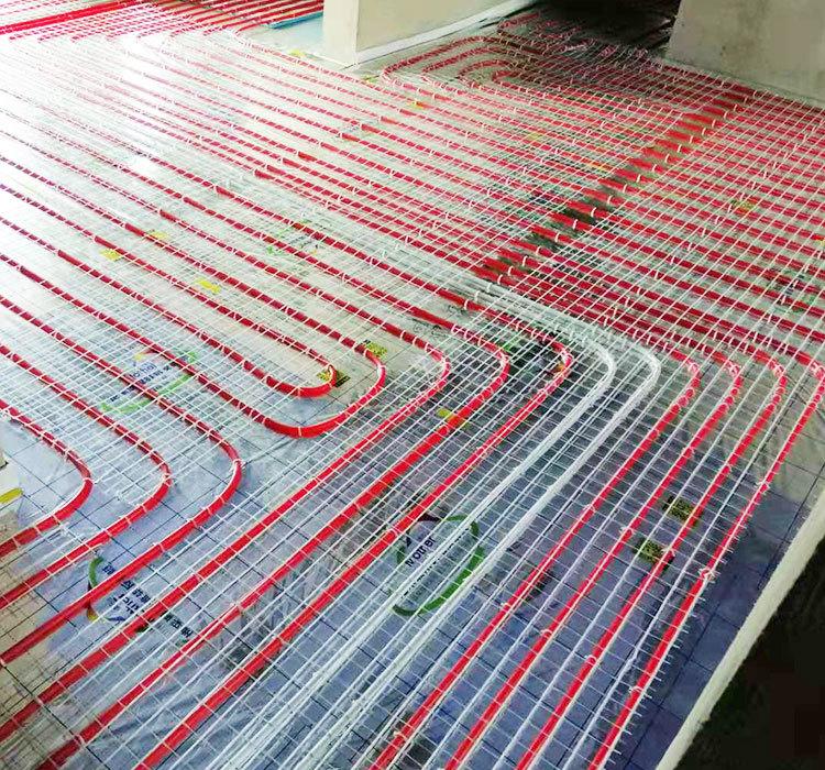 
上海闵行虹梅路别墅地暖安装示意图_威能炉 -4