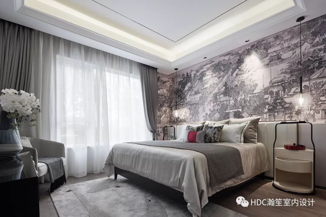 现代中式金泰地产中央星座样板房 | 古韵悠然，雅致禅意-31