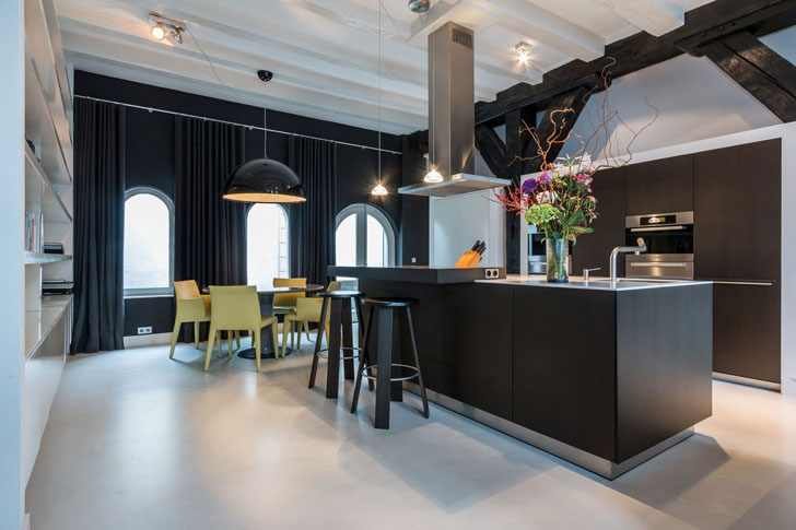 阿姆斯特丹魅力之窗 | 独特拱形窗公寓设计-4