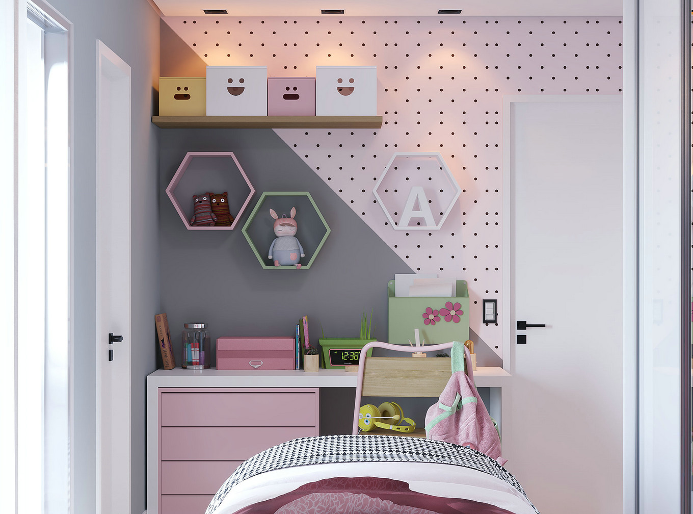 简约前卫现代风，清新美好空间-17