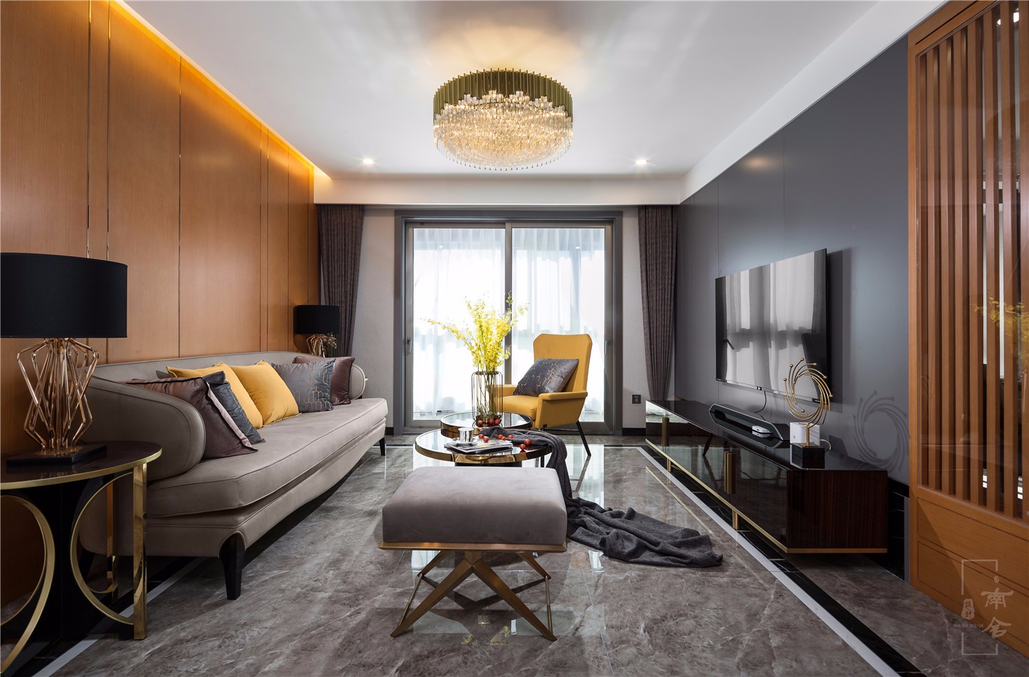 南舍空间设计 | 轻奢 180㎡现代住宅，品质生活新定义-4