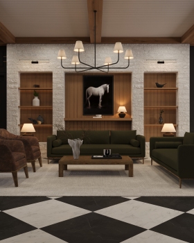 Men's cave - english farm by bridge retreat uae.