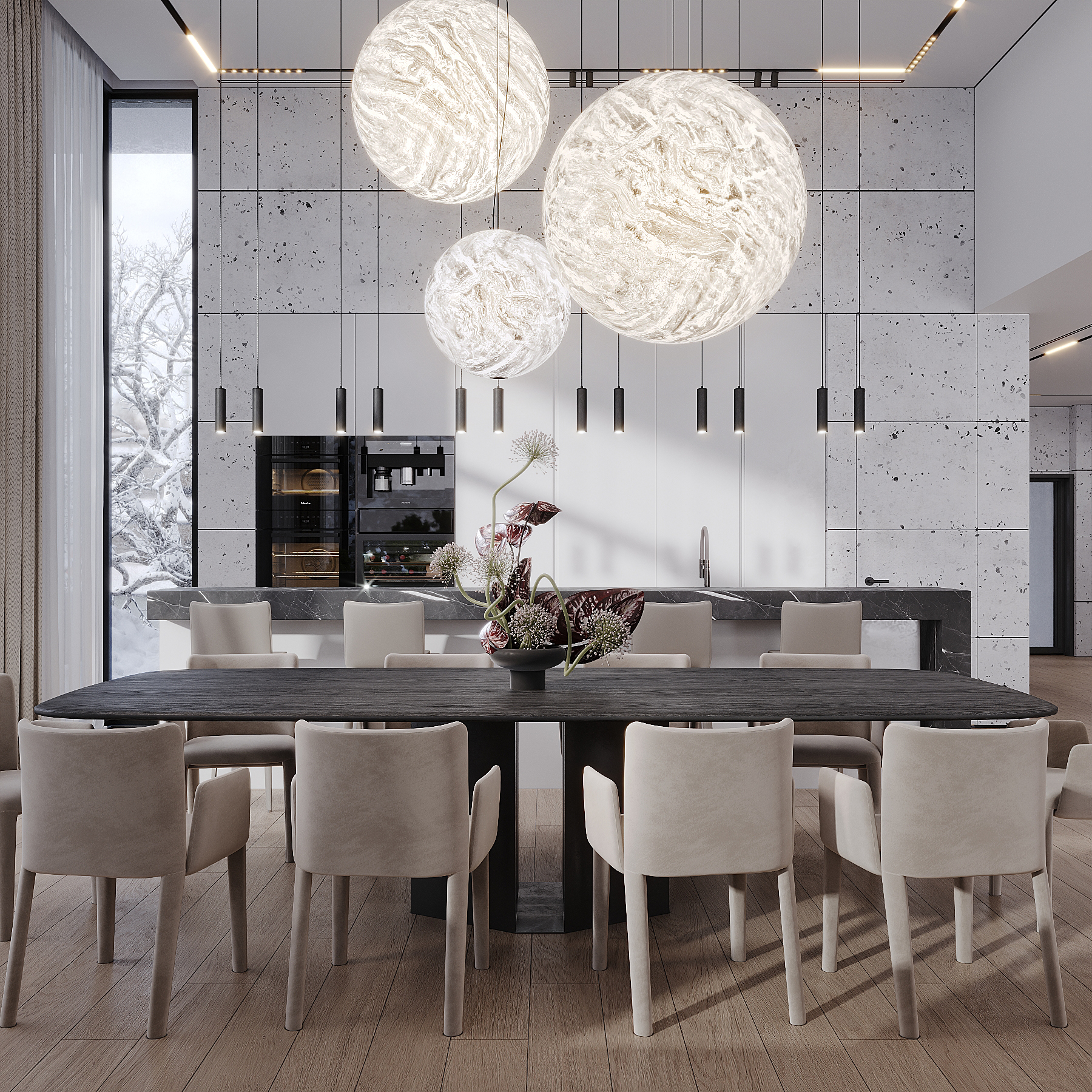 Interior design villa at Moscow-0