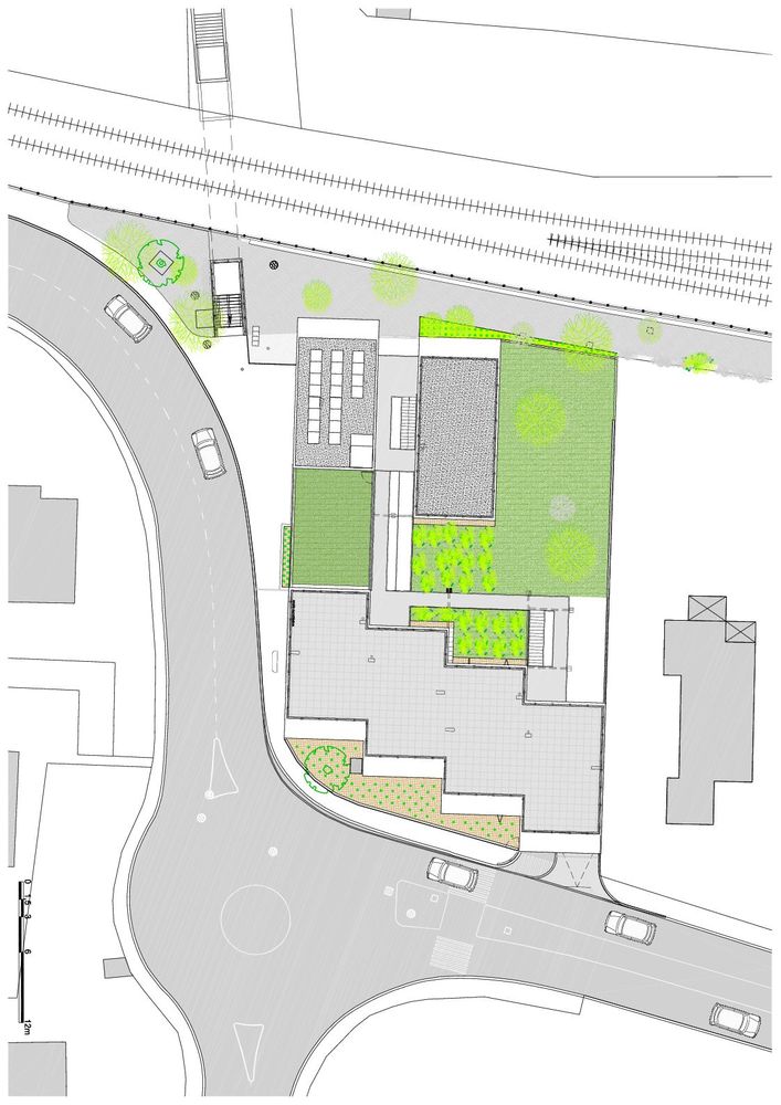 融合绿意的法国 Mouans·Sartou· 社会住宅与商铺设计-53